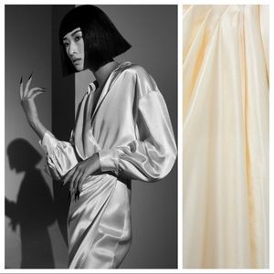 ZARA SATIN EFFECT WRAP DRESS SPECIAL EDITION